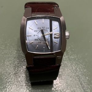 Diesel Only The Brave DZ1123 Leather Band Watch